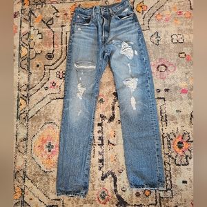 Levi's Blue Straight Leg Women's Jeans